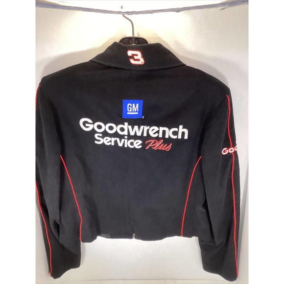 Vintage NASCAR Jacket Ladies (L) Dale Earnhardt Sr 3 Goodwrench Chase Authentics - Picture 6 of 7